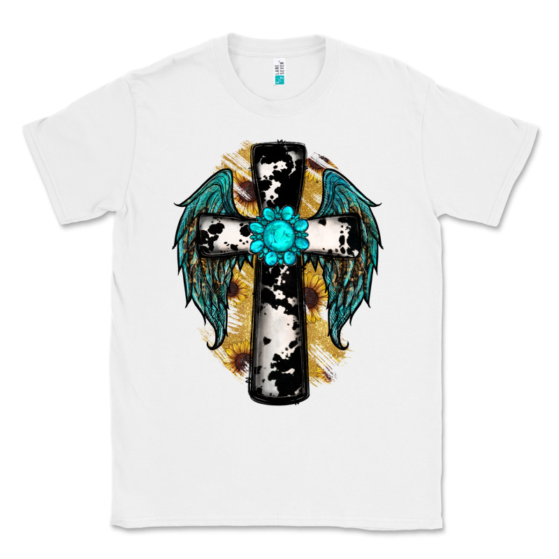 Cross Gemstone Wings Classic Tee by RanaPortraitStore | Teevron
