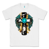 White cross gemstone wings Classic Tee - RanaPortraitStore