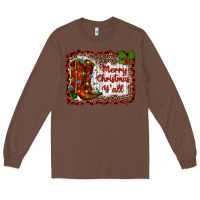Chestnut merry christmas yall Long Sleeve Tee - RanaPortraitStore