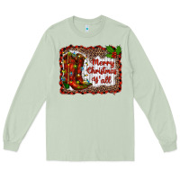 Matcha merry christmas yall Long Sleeve Tee - RanaPortraitStore