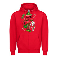 Red im the nurse elf Zipper Hoodie - FaDigitalArtStudio