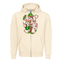 Sandshell im the nurse elf Zipper Hoodie - FaDigitalArtStudio