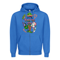 True Royal im the nurse elf Zipper Hoodie - FaDigitalArtStudio