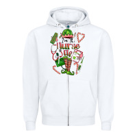White im the nurse elf Zipper Hoodie - FaDigitalArtStudio