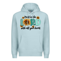Blue Mist trust in the lord with all your heart Premium Hoodie - MaliasSmallBusiness