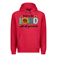 Cardinal trust in the lord with all your heart Premium Hoodie - MaliasSmallBusiness