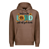 Chestnut trust in the lord with all your heart Premium Hoodie - MaliasSmallBusiness