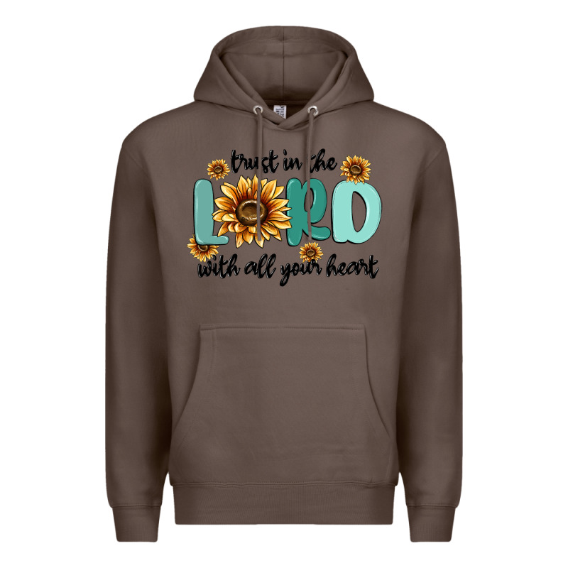 Trust In The Lord With All Your Heart Premium Hoodie by MaliasSmallBusiness | Teevron