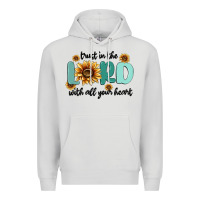 Dove Grey trust in the lord with all your heart Premium Hoodie - MaliasSmallBusiness