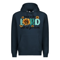 Navy trust in the lord with all your heart Premium Hoodie - MaliasSmallBusiness