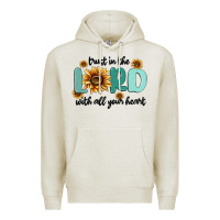 Oatmeal Heather trust in the lord with all your heart Premium Hoodie - MaliasSmallBusiness