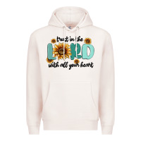 Pale Pink trust in the lord with all your heart Premium Hoodie - MaliasSmallBusiness