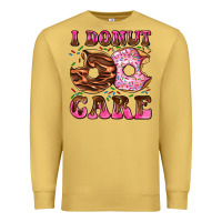 Antique Gold i donut care Premium Sweatshirt - AdoDesignShop