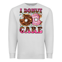 Dove Grey i donut care Premium Sweatshirt - AdoDesignShop