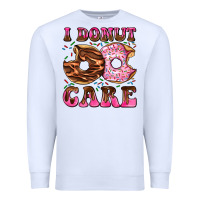 White i donut care Premium Sweatshirt - AdoDesignShop