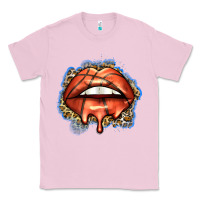 Bubblegum Pink basketball lips Classic Tee - Zillion Design Studio