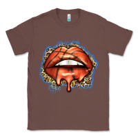 Chestnut basketball lips Classic Tee - Zillion Design Studio