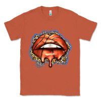 Copper basketball lips Classic Tee - Zillion Design Studio