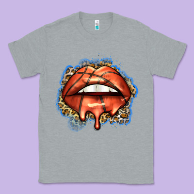 Basketball Lips Classic Tee Designed By Zillion Design Studio
