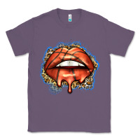 Lavender basketball lips Classic Tee - Zillion Design Studio
