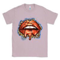 Lilac basketball lips Classic Tee - Zillion Design Studio