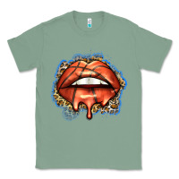 Sage basketball lips Classic Tee - Zillion Design Studio