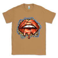 Toasted Coconut basketball lips Classic Tee - Zillion Design Studio