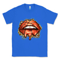 True Royal basketball lips Classic Tee - Zillion Design Studio