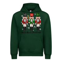 Forest Green Nuts About Christmas Urban Hoodie - MaliasSmallBusiness