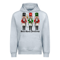 Heather Grey Nuts About Christmas Urban Hoodie - MaliasSmallBusiness