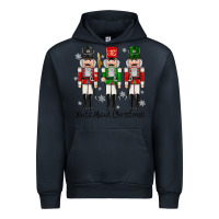 Navy Nuts About Christmas Urban Hoodie - MaliasSmallBusiness