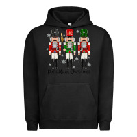Pigment Black Nuts About Christmas Urban Hoodie - MaliasSmallBusiness