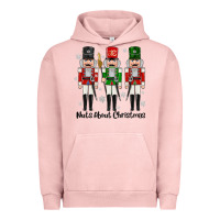 Pigment Salmon Nuts About Christmas Urban Hoodie - MaliasSmallBusiness