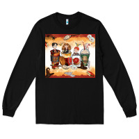 Black harry coffee cups Long Sleeve Tee - Zillion Design Studio