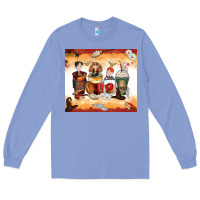 Colony Blue harry coffee cups Long Sleeve Tee - Zillion Design Studio