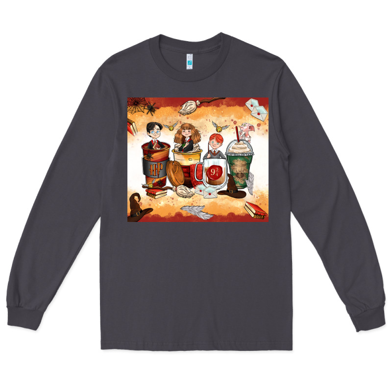 Harry Coffee Cups Long Sleeve Tee by Zillion Design Studio | Teevron