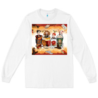 White harry coffee cups Long Sleeve Tee - Zillion Design Studio