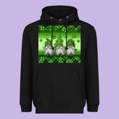 St Patricks Gnomes Heavyweight Hoodie Designed By Jasminsmagicworld