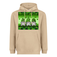 Mushroom st patricks gnomes Heavyweight Hoodie - Jasminsmagicworld