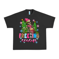 Pigment Black freezing season skeleton Urban Heavy Tee - Zillion Design Studio