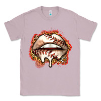 Lilac baseball lips Classic Tee - Zillion Design Studio