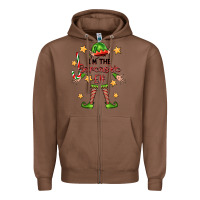 Chestnut im the sarcastic elf Zipper Hoodie - FaDigitalArtStudio