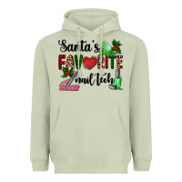 Matcha santa's favorite nail tech Heavyweight Hoodie - AdoDesignShop