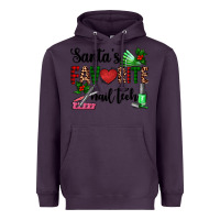 Plum santa's favorite nail tech Heavyweight Hoodie - AdoDesignShop