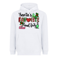 White santa's favorite nail tech Heavyweight Hoodie - AdoDesignShop