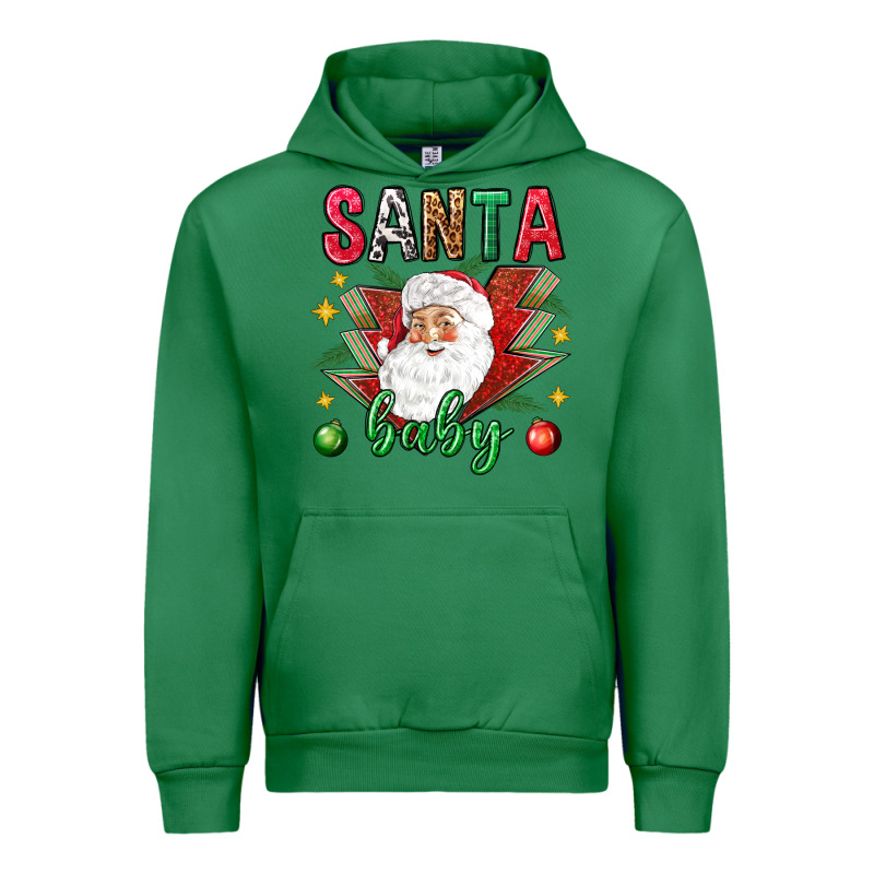 Santa Baby Christmas Urban Hoodie by NancyCooperArtShop | Teevron
