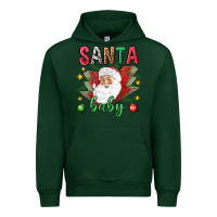 Forest Green Santa baby Christmas Urban Hoodie - NancyCooperArtShop