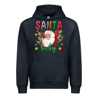 Navy Santa baby Christmas Urban Hoodie - NancyCooperArtShop