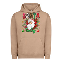 Pigment Burro Santa baby Christmas Urban Hoodie - NancyCooperArtShop