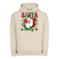 Pigment French Oak Santa baby Christmas Urban Hoodie - NancyCooperArtShop